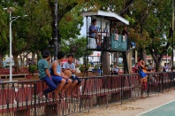 Basketballmatch in Bantayan